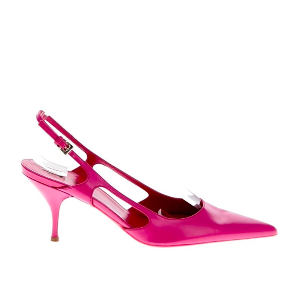Prada Pink Kitten Heel Slingbacks